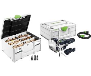 Fresadora para tacos Festool DF 500 RQ-Plus DOMINO 420 W 4 - 10 mm + surtido de tacos + Systainer