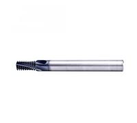 Fresas para metal 1 Uds CNC máquina de flauta completa fresa de hilo de carburo sólido M3M3.5M4M4.5M5M6M8M10M12M14M16M18M20M24