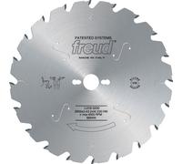 Freud LU1B02 - Hoja con punta de carburo de 20 dientes, 300 mm, para trabajos de carpintería, apto para rasgar y corte transversal