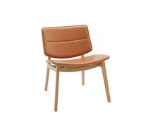 Freya Sillón Roble aceitado/Asiento tapizado/Respaldo Tapizado Cognac Hero 42528