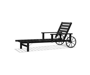 Fri Form Cama plegable 31 Negro. 79x174 cm