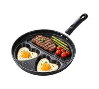 Fried Egg Pans, 3-Cup with Detachable Handle Healthy Cookwares | Kitchen Frying Egg Cooking Pan for Pancake Omelette Sandwich Steak Bacon Breakfast Home Induction Cooker