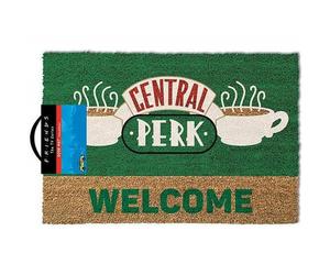 Friends amigos central perk coffee house bienvenido mat puerta decorac