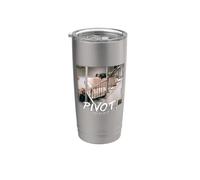 Friends Pivot Vaso térmico de acero inoxidable de doble pared