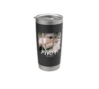 Friends Pivot Vaso térmico de acero inoxidable de doble pared
