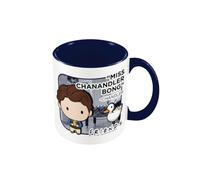 FRIENDS Pyramid International (Chandler Chibi) - Taza de cerámica interior azul de 315 ml, tamaño único