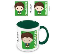 FRIENDS Pyramid International (Chandler Chibi) - Taza de cerámica interior verde de 315 ml, talla única, color verde