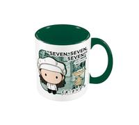 FRIENDS Pyramid International (Monica Chibi) - Taza de cerámica con interior verde, 315 ml, tamaño único