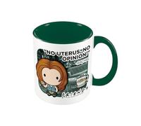 FRIENDS Pyramid International (Rachel Chibi) - Taza de cerámica interior verde de 315 ml, tamaño único