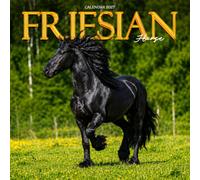Friesian Horses Calendar 2027: Black Horses and Stable Life