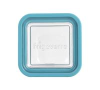 Frigoverre Future En Vidrio Transparente Con Tapa, Cuadrada Alta Cm 12