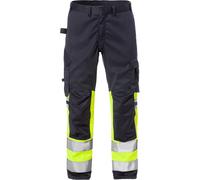 Fristads Pantalón elástico Flamestat Alta Visibilidad, Cl. 1 2162 ATHF Alta Visibilidad Amarillo/Azul Marino C146