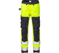Fristads Pantalón elástico Flamestat Alta Visibilidad, Cl. 2 2161 ATHF Alta Visibilidad Amarillo/Azul Marino C146