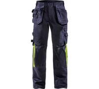 Fristads Pantalón ignífugo Pantalón ignífugo artesano 2030 FLAM Azul marino C146