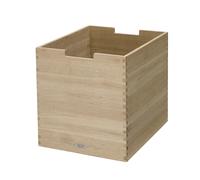 Fritz Hansen Caja de almacenaje Cutter. grande Roble