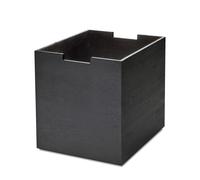 Fritz Hansen Caja de almacenaje Cutter. grande roble teñido de negro