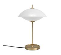 Fritz Hansen Lámpara de mesa Clam 50 cm Opal-brass