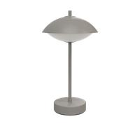 Fritz Hansen Lámpara de mesa portátil Clam 31 cm Nine grey