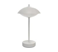 Fritz Hansen Lámpara de mesa portátil Clam 31 cm White