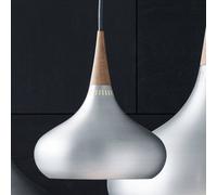 FRITZ HANSEN Péndulo Orient P1 aluminio/roble Ø 22,5 cm