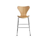 Fritz Hansen Silla 3177 Series 7 Junior cromo Lacquered oak veneer
