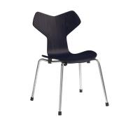 Fritz Hansen Silla infantil Grand Prix Midnight blue fresno pintado-cromo