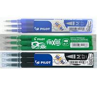 Frixion Pilot Conjunto Escolar Cartuchos De Relleno (Azul-Verde-Negro)