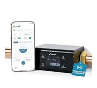 Frizzlife LP365 Detector de agua WiFi, detector de agua inteligente con apagado automático, alertas de aplicación (2,4 GHz y 5 GHz), sensor de agua para cocina, baño, sótano, resistente al agua según