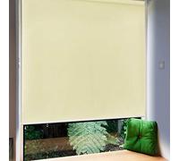 Froadp 180x240cm Toldo Vertical Exterior, Estor Enrollable de Oscurecimiento con Abrazaderas y Cadena, Privacidad Persianas Enrollables, Estores de Protección Solar para Ventanas y Puertas(Beige)