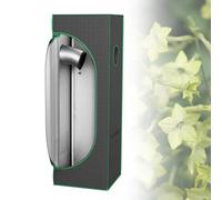 Froadp Tienda de cultivo de 40 x 40 x 120 cm con tejido Oxford 600D y marco de acero, armario de cultivo resistente a la luz con lámina interior reflectante, invernadero para cultivo de plantas
