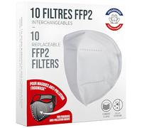 FROGMASK - Mascarilla antipolución, antipolen y antipolvo - Ciclismo - Motociclismo - Unisex - Lavable - Reutilizable - Azul - + 1 filtro FFP2 - Fabricada en Francia