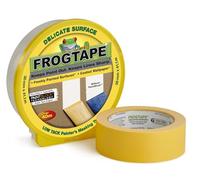 FrogTape Masking Tape Amarillo 36 mm x 41 m - Cinta de pintor con tecnología Paint-Block - Cinta de enmascarar para superficies lisas y sensibles - para bordes limpios