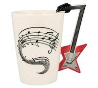 Froster Taza de Música Guitarra Eléctrica en caja negra, Taza de café 220 ml, Regalo para Guitarrista Musicos