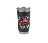 Fruit Apple Eye Love Romantic Lovely Gift Idea Apple of eye Vaso térmico de acero inoxidable de doble pared