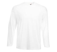 Fruit of The Loom 61-038-0 - Camiseta de Manga Larga, Blanco., M