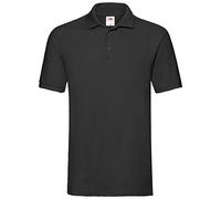 Fruit of the Loom 63-218-0, Polo para Hombre, Negro (Black), L