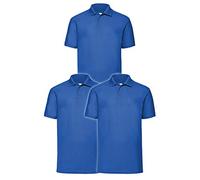 Fruit of The Loom 63-402-0, Camisa de Polo Hombre, Royal, XL