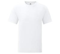 Fruit of the Loom Camiseta de cuello en V para hombre, pack de 6, tallas M, L, XL, XXL, 3XL, 4XL, 5XL, conjuntos de colores, blanco, L