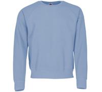 Fruit of the Loom Classic Raglan Sudaderas Sweat + bolsa de tela MyShirt gratis, color: azul mineral + bolsa de tela MyShirt gratuita, talla: XXL, Azul mineral., XXL