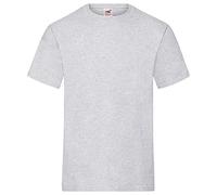 Fruit of the Loom Heavy Cotton Tee Shirt 3 Pack, Camiseta de Manga Corta Para Hombre, Gris (Erika-Grau), X-Large