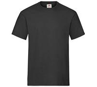 Fruit of the Loom Camiseta de manga corta para hombre Heavy Cotton pack de 3 Negro X-Large