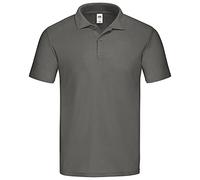 Fruit of the Loom Polo original 63-505-0 para hombre de algodón, Color: gris, Talla: 3XL