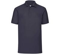 Fruit of the Loom Raglan Sleeve - Polo para hombre, color azul (deep navy), talla X-Large