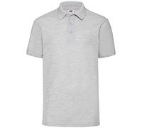 Fruit of the Loom Raglan Sleeve - Polo para hombre, color gris, talla Medium