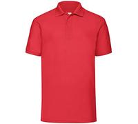 Fruit of the Loom – Polo para hombre – Raglan Sleeve – color rojo – talla XXX-Large