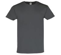 Fruit of the Loom Ringspun Premium T - Camiseta para hombre, gris, M