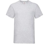 Fruit of the Loom valueweight - Camiseta para hombre (Cuello En V de té, hombre, Fruit of the Loom - V-Neck T-Shirt 'Value Weight', gris, 50