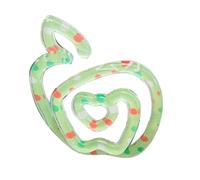 Fruit Shaped Acrylic Decorative Bookmark Planner Paper Clip for Home School Use (Verde colorido)