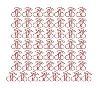 Fruit Shaped Paper Clips Slip Resistant Portable Exquisite Surface Document Organizing for Home School Office 50PCS Colorful Plastic Wrapped Wire Clips with Storage Box