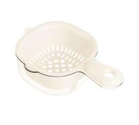 Fruit Washing Basket, Vegetable Draining Strainer Bowl, Two-Layer Colander
